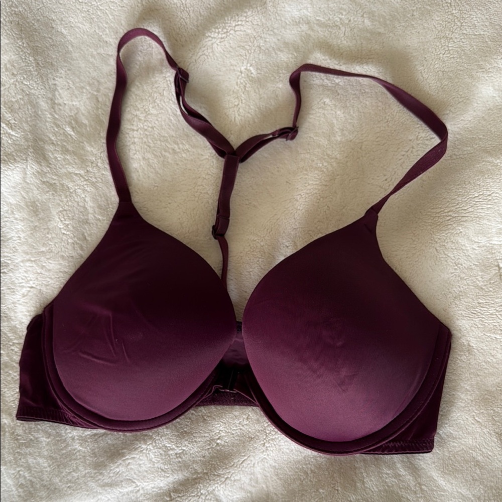 PINK Victoria's Secret Purple T-Shirt Bra with Molded Cups